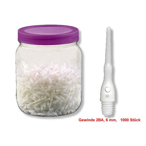 Softspitze "Winner" 2BA Gewinde, 1000 Stück. weiß