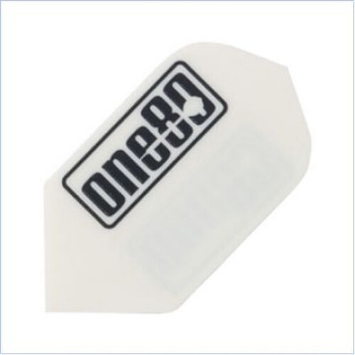 one80 Dartflights Slim WHITE