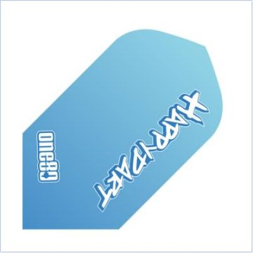 one80 Happy Dartflights slim BLUE