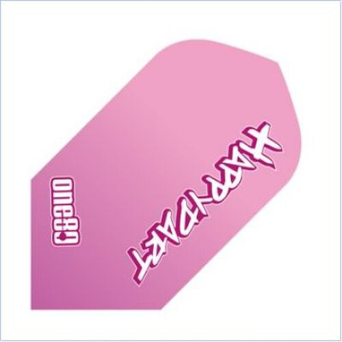 one80 Happy Dartflights slim PINK