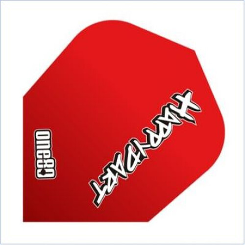 one80 Happy Dartflights RED