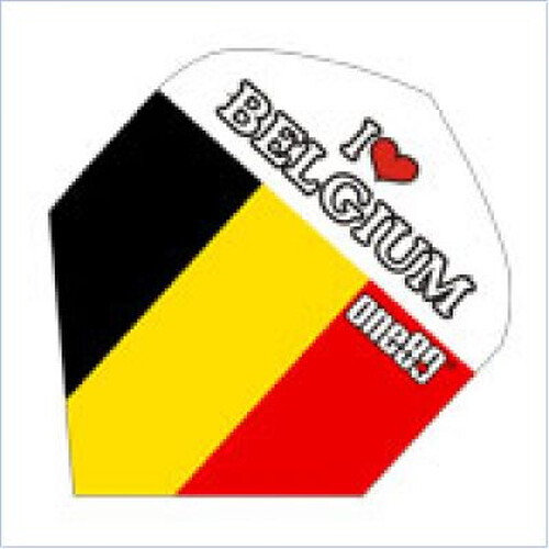 BELGIUM one80 National Flag Dartflights