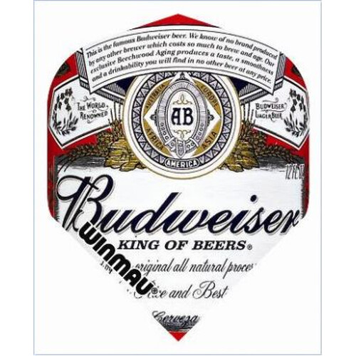Winmau Mega Standard Budweiser Label
