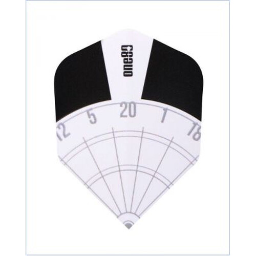 one80 Spectra Dartflights Air 8146 WHITE