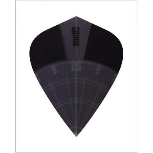 one80 Spectra Dartflights Kite 8147 BLACK