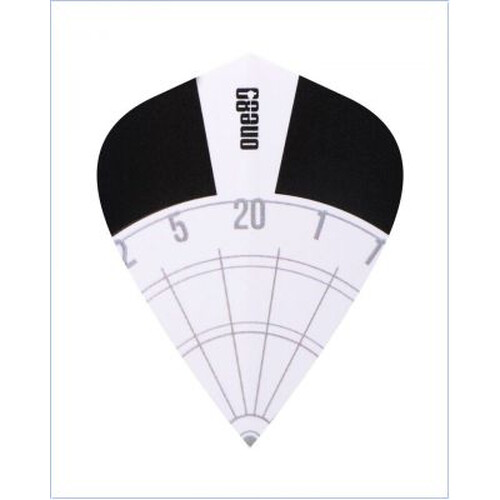 one80 Spectra Dartflights Kite 8149 WHITE