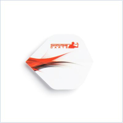 Showtime White & Red Dartflights