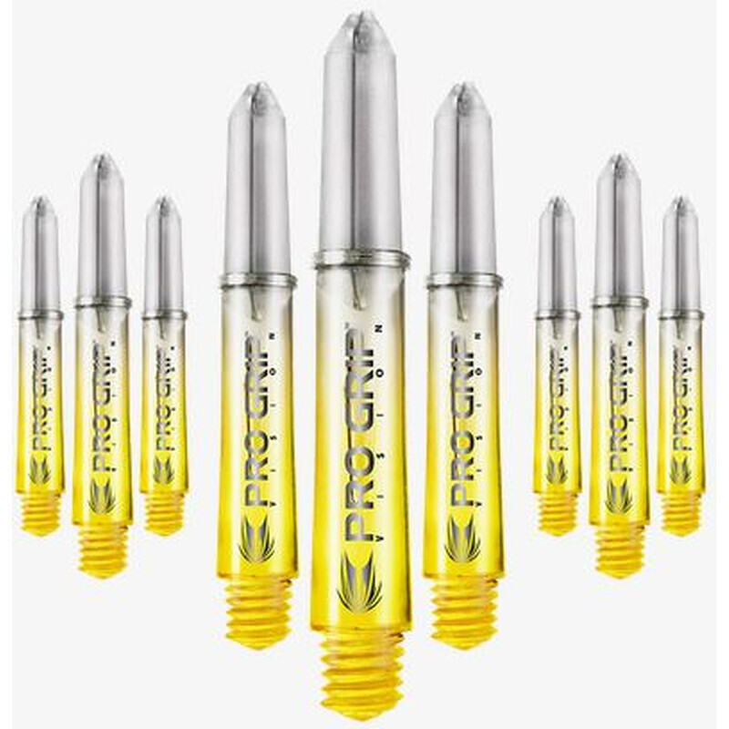 Target Pro Grip Vision Shafts - 3 Sets - Gelb