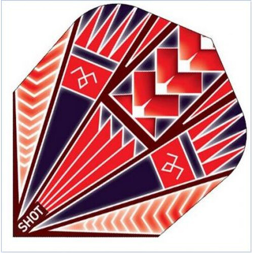Armour Red - Shot Dartflights