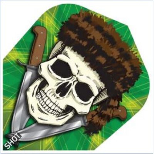 Wild Frontier Trapper - Shot Branded No.6 Dartflights