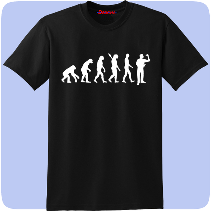 Evolution of a Dart Player Shirt Black