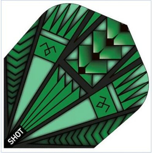 Shot Armour Green - Shot Dartflights