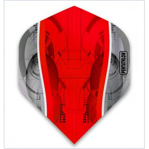 Pentathlon Silver Edge Red