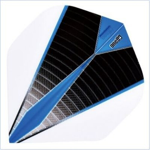 one80 DAZE Dartflights WHITE-BLUE