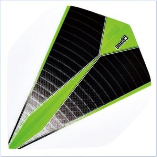 one80 DAZE Dartflights WHITE-GREEN