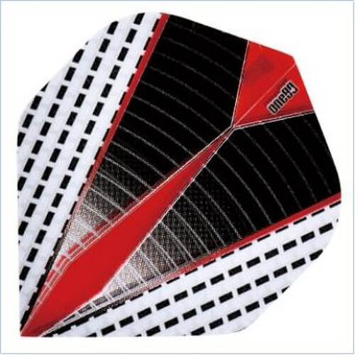 one80 DAZE Dartflights GRAY-RED