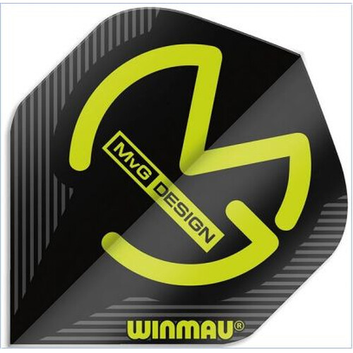 Michael Van Gerwen - Winmau Mega Black Standard Dartflights
