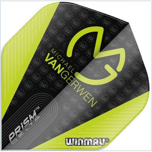 Michael Van Gerwen - Winmau Prism Delta Black Green Standard Dartflights