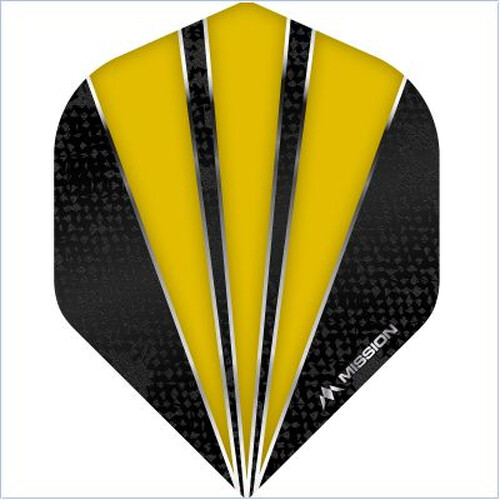 Mission Flare Dart Flights Yellow