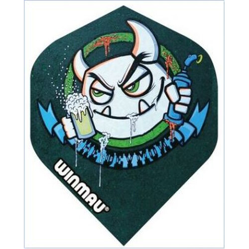 Winmau Graffiti Green Pint