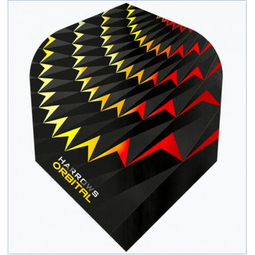 Harrows Orbital Flights No6 Yellow & Red