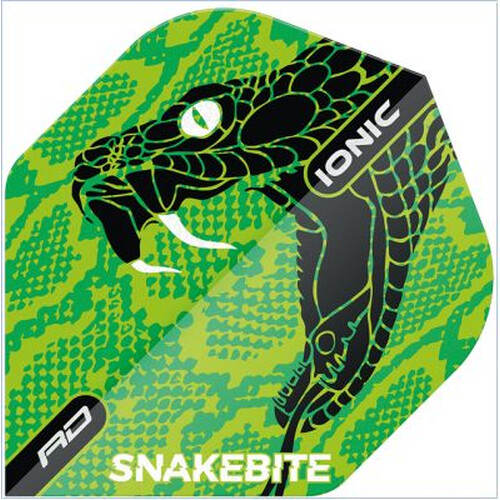 Peter Wright - Snakebite Green Head Hardcore Ionic - Red Dragon Standard Dartflights