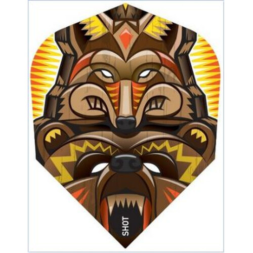 Totem Animals - Shot Branded No.6 Dartflights