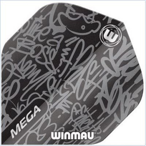 Winmau Mega Black Standard Dartflights