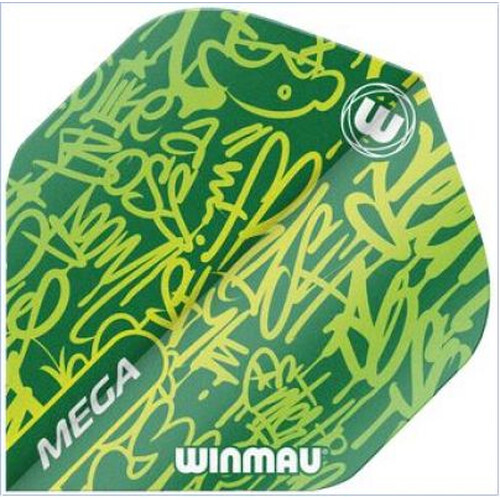 Winmau Mega Green Standard Dartflights