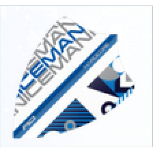 Gerwyn Price - Hardcore Iceman White Freestyle - Red Dragon Standard Dartflights