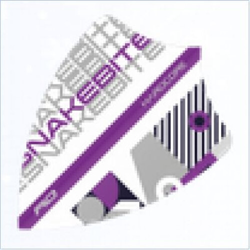 Peter Wright - Snakebite Hardcore White Freestyle - Red Dragon Standard Dartflights