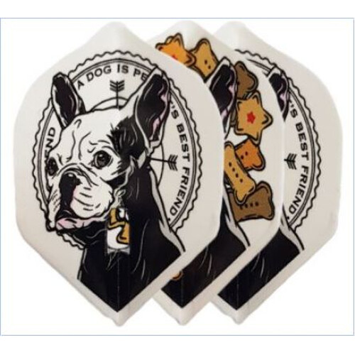 L-Style Signature Champagne Dartflights Sho Katsumi White