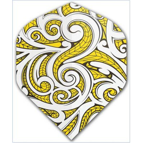 Tribal Dartflights Yellow