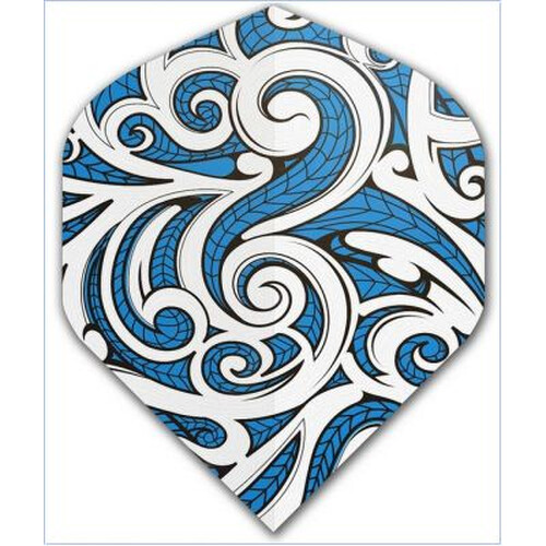 Tribal Dartflights Cyan