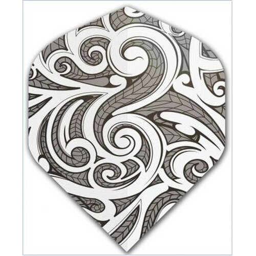 Tribal Dartflights Grey