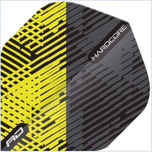 Red Dragon Radical Yellow Black Fleck - Red Dragon Standard Dartflights