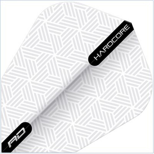 Red Dragon White V-Standard - Red Dragon Standard Dartflights