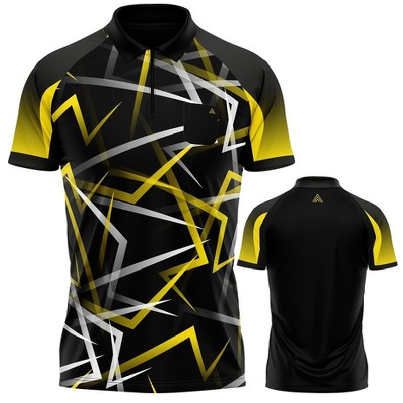 Arraz Flare Dart Shirt Yellow