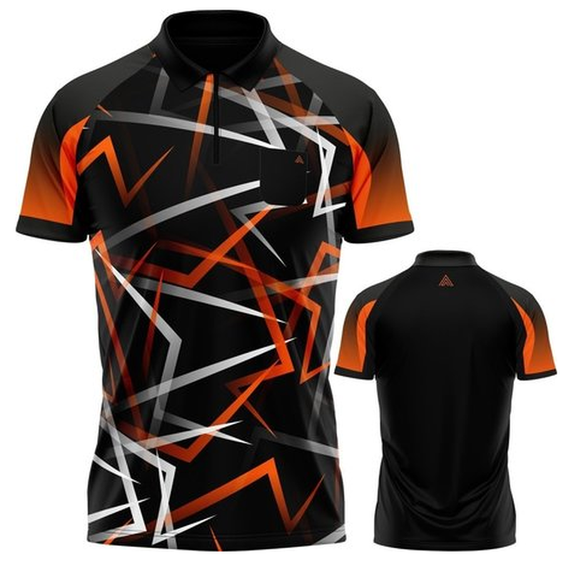 Arraz Flare Dart Shirt Orange