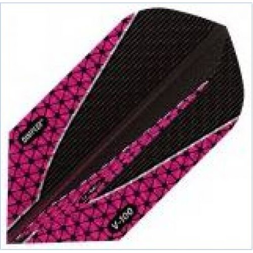 Pluma Dardos Flights Slim Pink Black