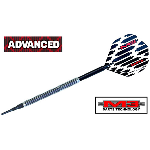 M3 Advanced Softtip 18gr. (schwarz)