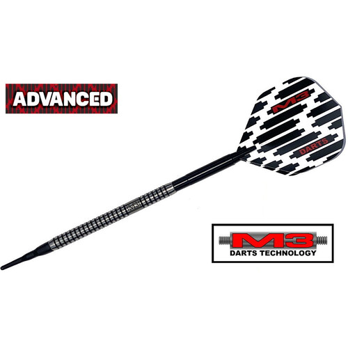 M3 Advanced PLUS Softtip 18gr. (schwarz)