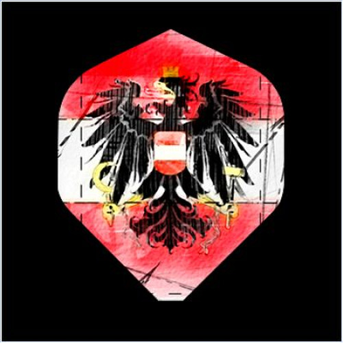 AUSTRIA Flag Dartflights