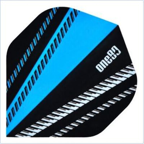 one80 V-Flow Dartflights 8874 Light BLUE