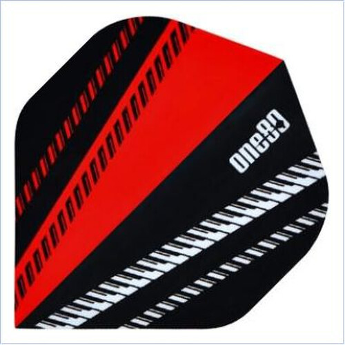 one80 V-Flow Dartflights 8872 RED
