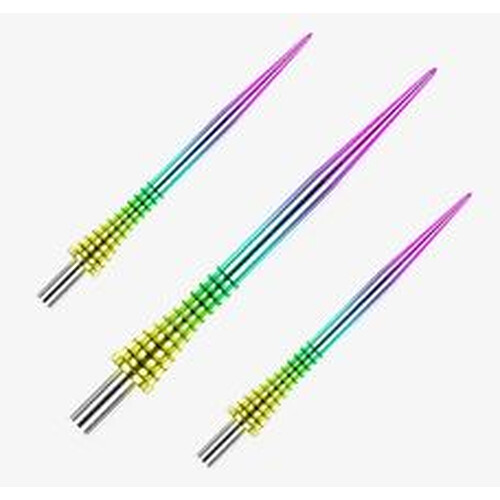 Red Dragon Raptor Gripped Rainbow Steeldartspitzen 38mm