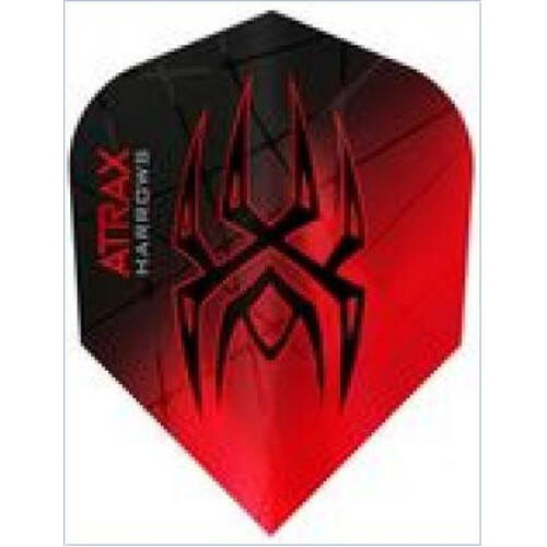 Harrows Atrax Dart Flights No6 Red