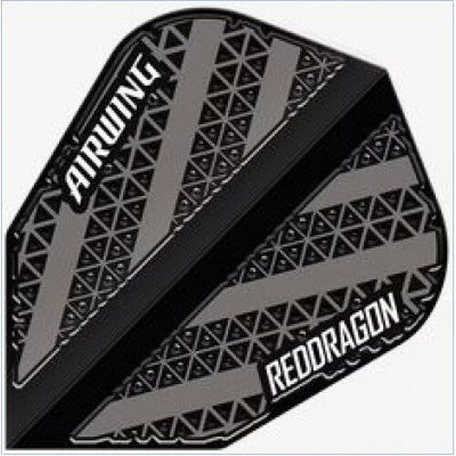 Red Dragon Airwing Black Grey - Red Dragon Standard Dartflights