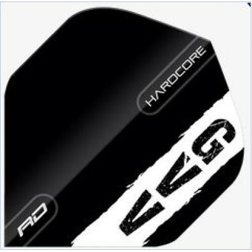 Van Veen - Hardcore Gian Black Logo - Red Dragon Standard Dartflights