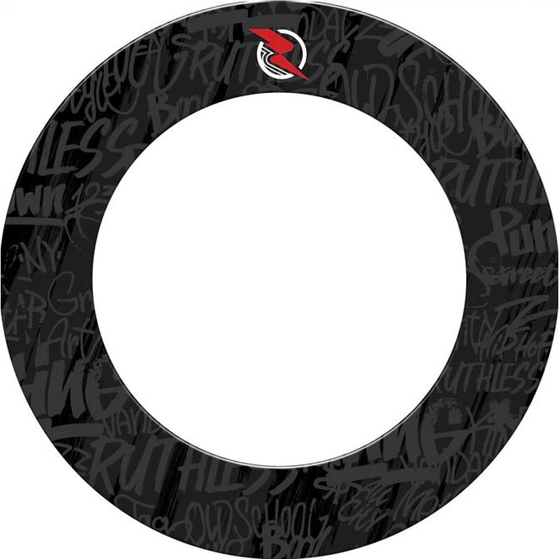 Ruthless Dartboard Surround - Professional - Graffiti Grey